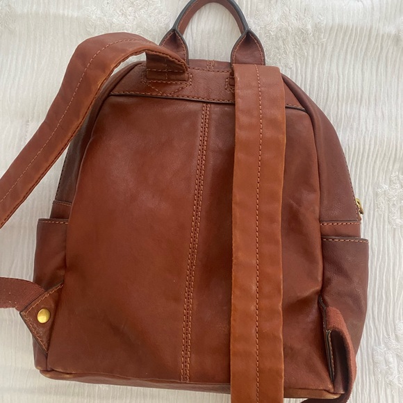 Frye Bags Frye Genuine Leather Small Backpack Poshmark